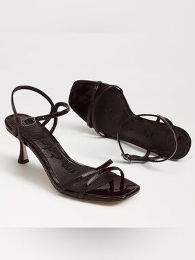 Sam Edelman Women’s Presley Strappy Kitten Heel Sandal in Size 8.5